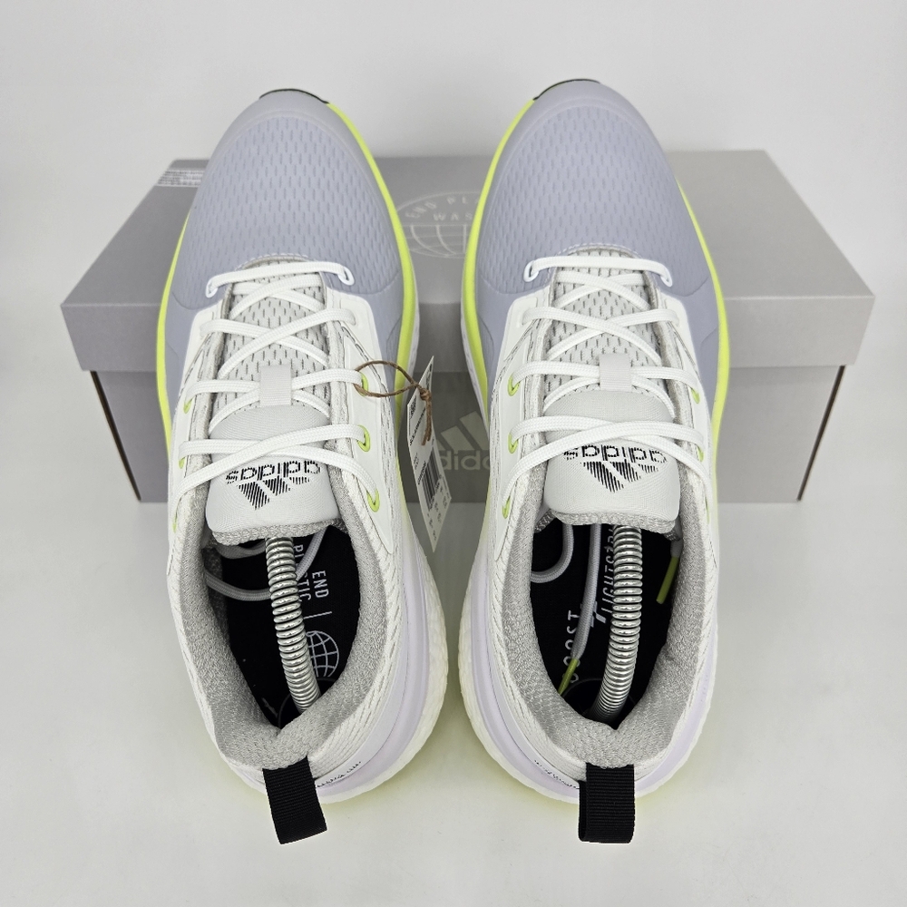 New adidas Solarmotion 'White Pulse Lime' Men's Spikeless Golf Shoes Size 10.5 - Picture 5 of 8